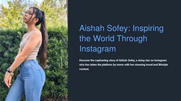 Aishah Sofey: Unveiling the Inspiring Journey of a Remarkable Talent