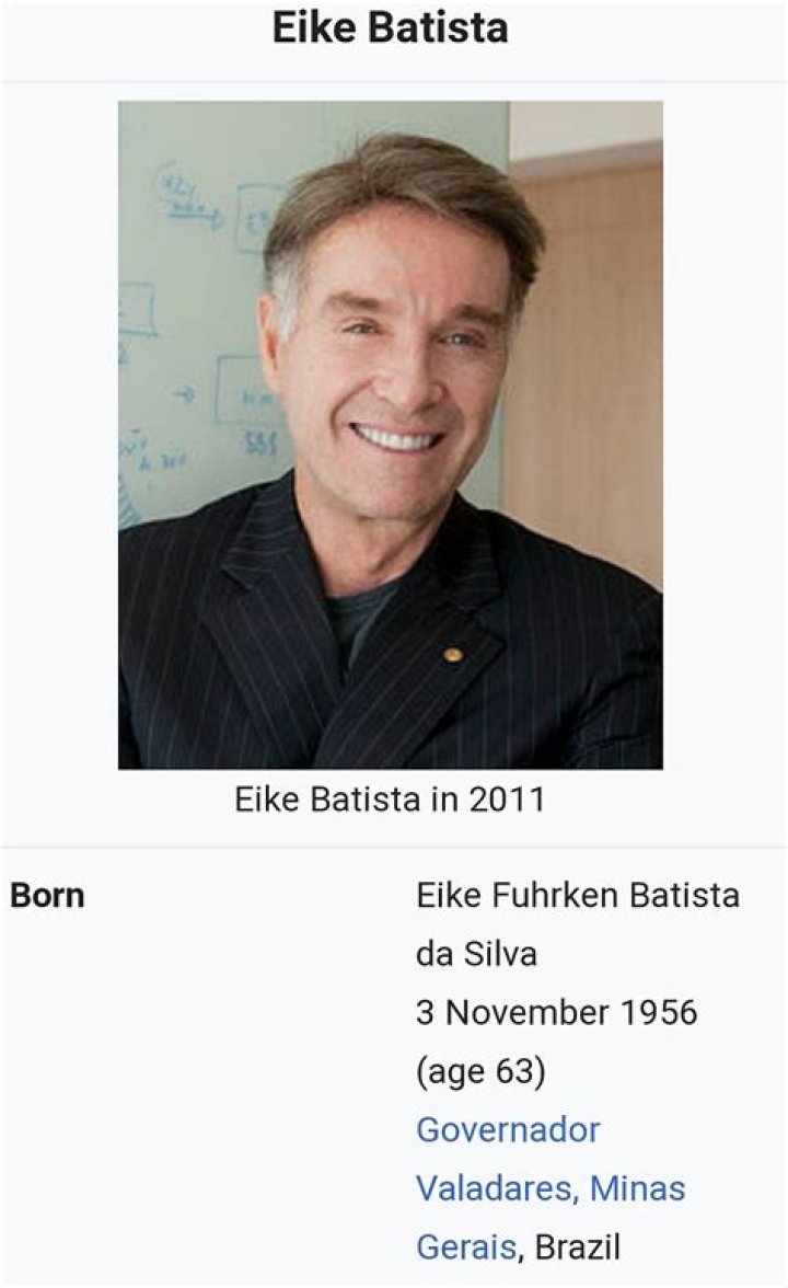 Eike Batista Net Worth: The Rise and Fall of a Brazilian Business Tycoon